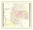 Vintage Map of Fowlerville, Michigan 1895