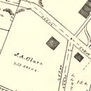 Vintage Map of Wilberforce, Ohio 1896
