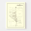 Vintage Map of Zimmermanville, Ohio 1896