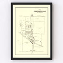 Vintage Map of Zimmermanville, Ohio 1896