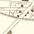 Vintage Map of Alpha, Ohio 1896