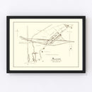 Vintage Map of Alpha, Ohio 1896