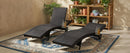 K&K 80'' Patio Wicker Chaise Lounge Chairs Set of 2 by HouseOfZazla