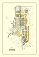 Vintage Map of Osborn, Ohio 1896