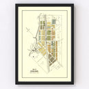 Vintage Map of Osborn, Ohio 1896