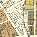 Vintage Map of Cedarville, Ohio 1896