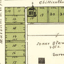 Vintage Map of Bowersville, Ohio 1896