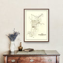 Vintage Map of Paintersville, Ohio 1896