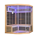 Aura Premium Canadian Hemlock Pentagonal Indoor Infrared Sauna Room With Glass Front (SAK98673)