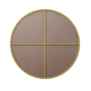 Wall Circular Mirror Metal Framed Mirror Round Vanity Mirror Dressing Mirror, For Bathroom, Living Room, Bedroom Wall Decor by Unique Piece Furniture