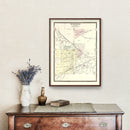 Vintage Map of Rochester, Michigan 1896