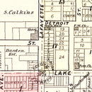 Vintage Map of South Lyon, Michigan 1896
