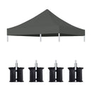 Canopy Replacement Top with 4 Pack W8 Bags (Frame Not Included)