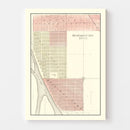 Vintage Map of Buffalo, Wisconsin 1896