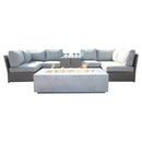 Outdoor Elegance Conversation Set With Fire Pit by Unique Piece Furniture