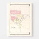 Vintage Map of Preston, Minnesota 1896