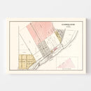 Vintage Map of Carrollton, Michigan 1896
