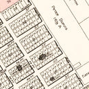 Vintage Map of Carrollton, Michigan 1896