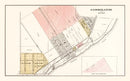 Vintage Map of Carrollton, Michigan 1896
