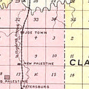 Vintage Map of Cooper County, Missouri 1897