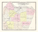 Vintage Map of Cooper County, Missouri 1897