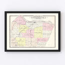 Vintage Map of Cooper County, Missouri 1897