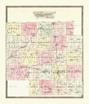 Vintage Map of Macon County, Missouri 1897
