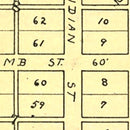 Vintage Map of Linden, Indiana 1898