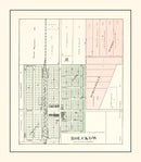Vintage Map of Bolckow, Missouri 1898