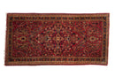 2x4 Vintage German Sarouk Rug Runner