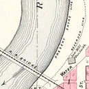 Vintage Map of Moscow, Iowa 1899