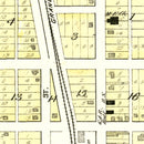 Vintage Map of Morley, Michigan 1900