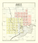 Vintage Map of Morley, Michigan 1900