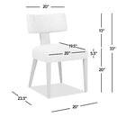 Louise - Split Back Upholstered Dining Side Chair (Set of 2) - Travertine Beige by HouseOfZazla