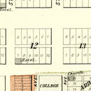 Vintage Map of Hartford, Kansas 1901