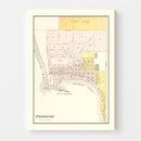 Vintage Map of Frankfort, Michigan 1901