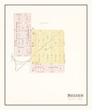 Vintage Map of Nessen, Michigan 1901