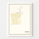 Vintage Map of Benden, Michigan 1901