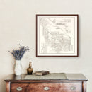 Vintage Map of Byesville, Ohio 1902