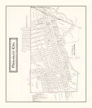 Vintage Map of Pleasant, Ohio 1902