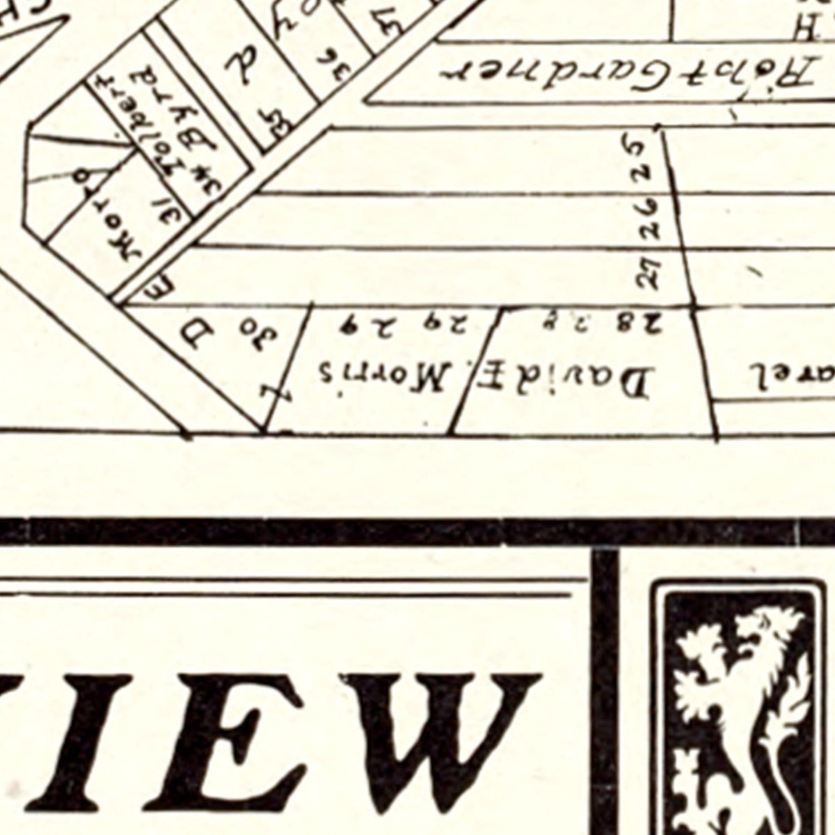 Vintage Map of Fairview, Ohio 1902, photo 2 of 5