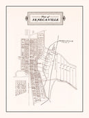 Vintage Map of Senecaville, Ohio 1902