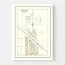 Vintage Map of Panama, Nebraska 1903