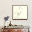 Vintage Map of Denton, Nebraska 1903