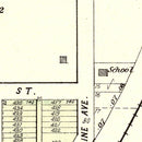 Vintage Map of Denton, Nebraska 1903