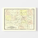 Vintage Map of Saint Clair County, Missouri 1903