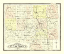 Vintage Map of Saint Clair County, Missouri 1903