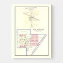Vintage Map of Moundville, Missouri 1903