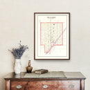 Vintage Map of Richards, Missouri 1903