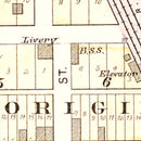 Vintage Map of Stotesbury, Missouri 1903